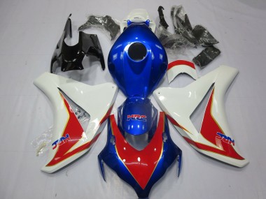 Carenados Moto Honda CBR1000RR 2008-2011 - Blanco Azul Rojo HRC Asequibles