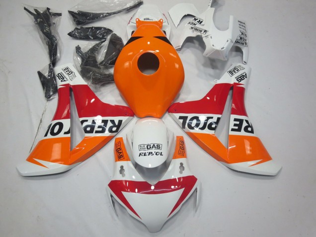 Carenados Moto Honda CBR1000RR 2008-2011 - Naranja Blanco Rojo Negro Brillante Repsol Asequibles