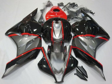Carenados Moto Honda CBR600RR 2009-2012 - Rojo Gris Negro Brillante Asequibles
