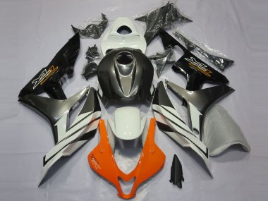 Carenados Moto Honda CBR600RR 2007-2008 - Blanco Gris Negro Brillante Asequibles