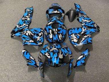 Carenados Moto Honda CBR600RR 2005-2006 - Camouflage Azul Asequibles