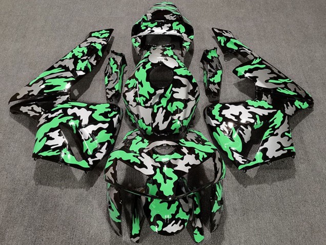 Carenados Moto Honda CBR600RR 2005-2006 - Camouflage Verde Claro Asequibles