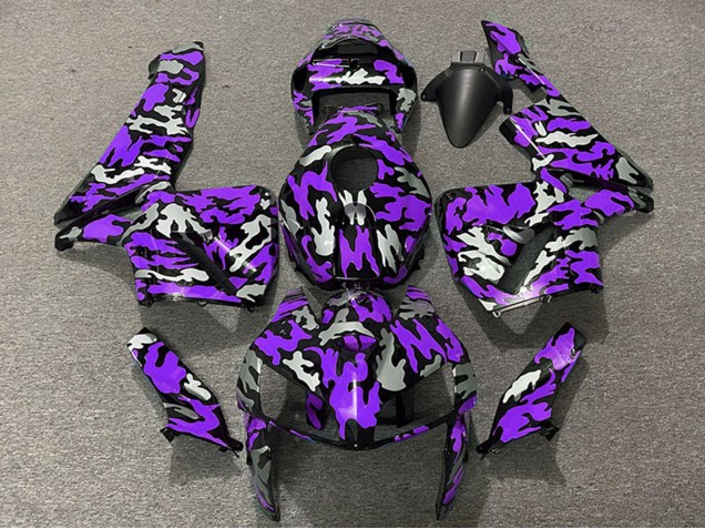 Carenados Moto Honda CBR600RR 2005-2006 - Camouflage Púrpura Asequibles