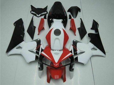 Kits Carenado Moto Honda CBR600RR 2005-2006 - Blanco Rojo Negro Asequibles
