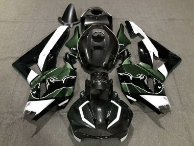 Carenados Moto Honda CBR600RR 2013-2023 - Negro FibraCarbono Blanco Verde Toro Asequibles