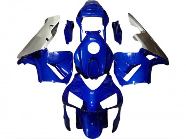 Carenados Moto Honda CBR600RR 2003-2004 - Plata Azul Asequibles