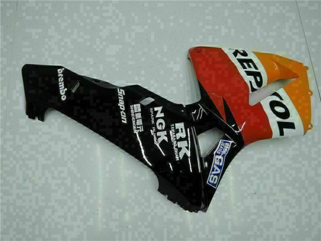 Carenados Moto Honda CBR600RR 2005-2006 - Naranja Blanco Rojo Negro Repsol Asequibles