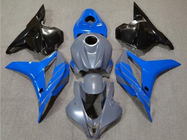 Carenados Moto Honda CBR600RR 2009-2012 - Gris Azul Negro Brillante Asequibles