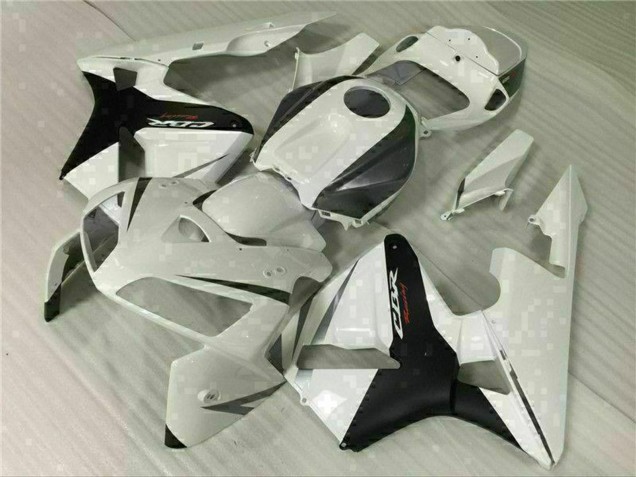 Carenado Moto Honda CBR600RR 2005-2006 - Blanco Negro Asequibles