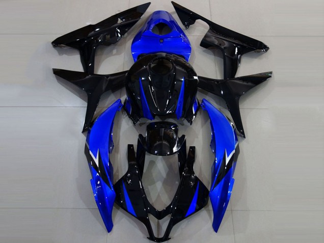 Carenados Moto Honda CBR600RR 2007-2008 - Azul Negro Brillante Asequibles