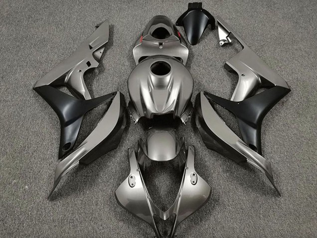 Carenados Moto Honda CBR600RR 2007-2008 - Plata Negro Mate Asequibles