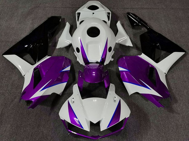 Carenados Moto Honda CBR600RR 2013-2023 - Blanco Púrpura Azul Negro Brillante Asequibles