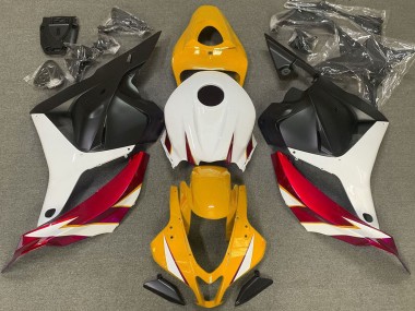Carenados Moto Honda CBR600RR 2009-2012 - Blanco Rojo Amarillo Negro Mate Asequibles