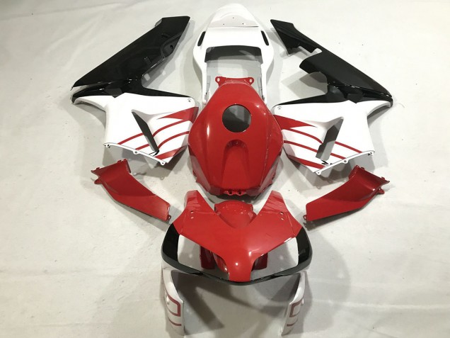 Carenados Moto Honda CBR600RR 2003-2004 - Blanco Rojo Negro Brillante Asequibles