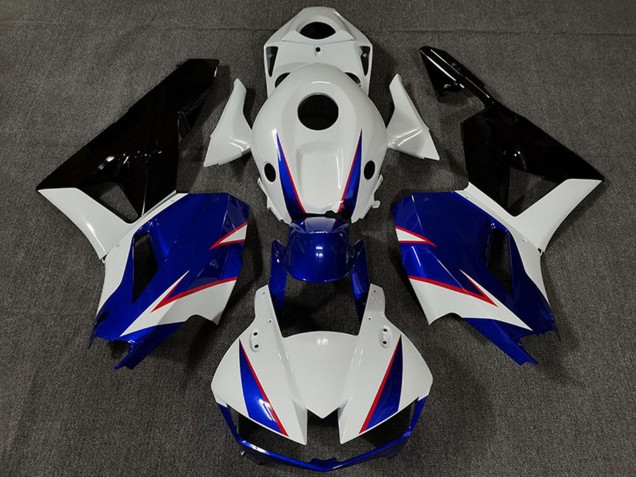 Carenados Moto Honda CBR600RR 2013-2023 - Blanco Azul Negro Brillante Asequibles