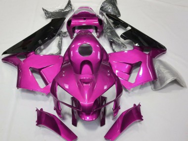 Carenados Moto Honda CBR600RR 2005-2006 - Hot Rosa Negro CBR Estilo Asequibles