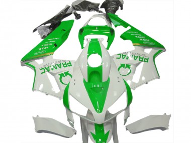 Carenados Moto Honda CBR600RR 2005-2006 - Blanco Verde Claro Pramac Asequibles