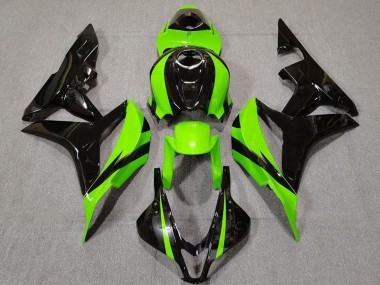 Carenado Moto Honda CBR600RR 2007-2008 - Verde Negro Brillante Asequibles
