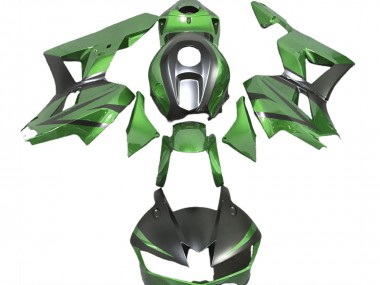 Carenados Moto Honda CBR600RR 2013-2023 - Lizard Verde Negro Mate Asequibles