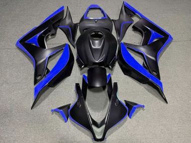 Carenados Moto Honda CBR600RR 2007-2008 - Azul Negro Mate Asequibles