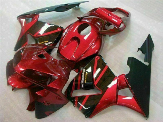 Carenado Moto Honda CBR600RR 2005-2006 - Rojo Negro Asequibles