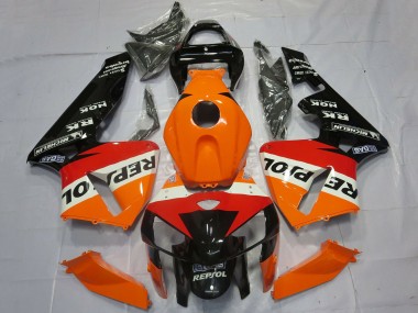 Carenados Moto Honda CBR600RR 2005-2006 - Naranja Rojo Blanco Negro Repsol OEM Estilo Asequibles