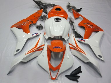 Carenados Moto Honda CBR600RR 2007-2008 - Blanco Naranja HRC Asequibles