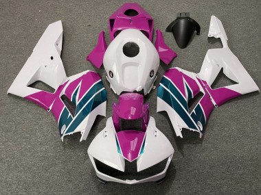 Carenados Moto Honda CBR600RR 2013-2023 - Blanco Rosa Emerald Asequibles