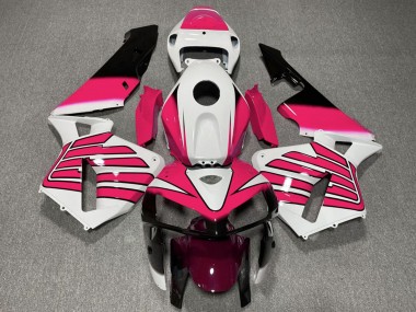 Carenados Moto Honda CBR600RR 2005-2006 - Blanco Rosa Alas Asequibles