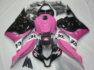 Carenados Moto Honda CBR600RR 2009-2012 - Rosa Blanco Negro Brillante Repsol Asequibles
