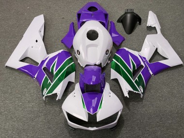 Carenados Moto Honda CBR600RR 2013-2023 - Blanco Púrpura Verde Asequibles