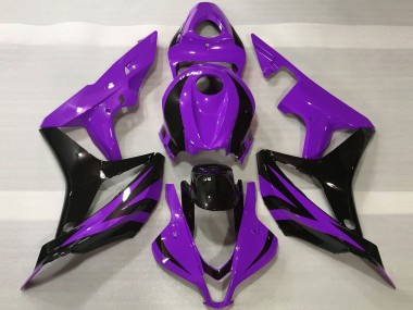 Carenados Moto Honda CBR600RR 2007-2008 - Púrpura Negro Brillante OEM Estilo Asequibles