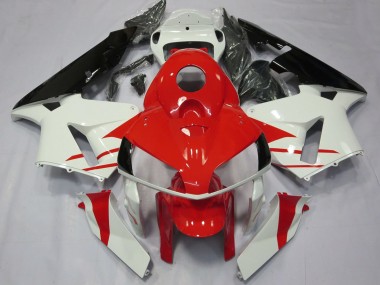 Carenados Moto Honda CBR600RR 2005-2006 - Blanco Rojo Negro Asequibles