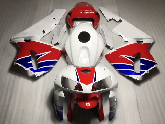 Carenados Moto Honda CBR600RR 2005-2006 - Blanco Rojo Azul Asequibles