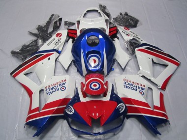 Carenados Moto Honda CBR600RR 2013-2023 - Blanco Rojo Azul Royal Air Force Asequibles