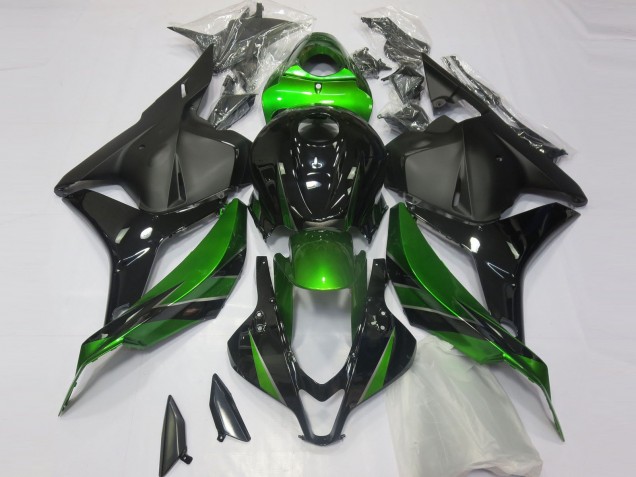 Carenados Moto Honda CBR600RR 2009-2012 - Verde Negro Brillante Negro Mate Asequibles