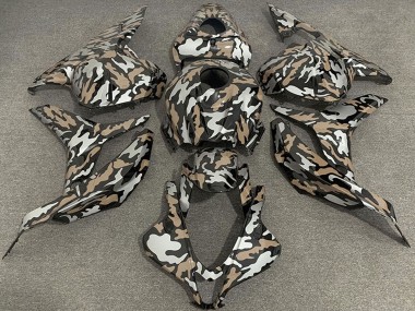 Carenados Moto Honda CBR600RR 2009-2012 - Tan Plata Camouflage Asequibles