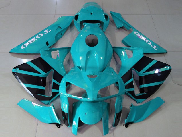 Carenados Moto Honda CBR600RR 2005-2006 - Azul Verdoso OEM Estilo Asequibles