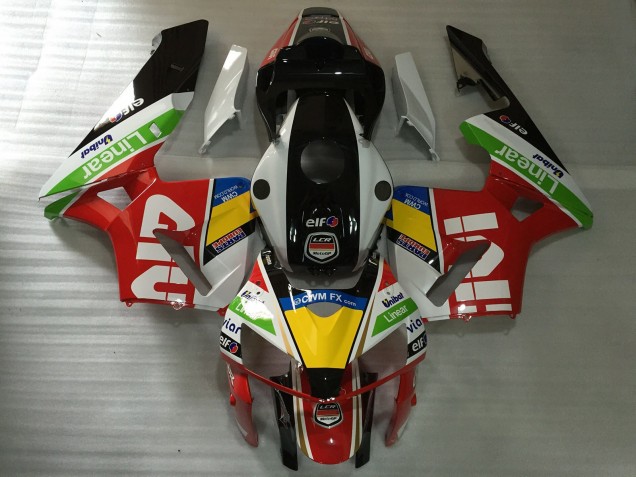 Carenados Moto Honda CBR600RR 2005-2006 - Blanco Rojo Givi Asequibles