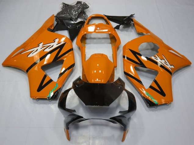 Carenados Moto Honda CBR954RR 2002-2003 - Naranja Negro Brillante Asequibles