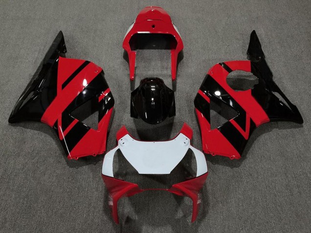 Carenados Moto Honda CBR954RR 2002-2003 - Rojo Blanco Negro Brillante OEM Estilo Asequibles