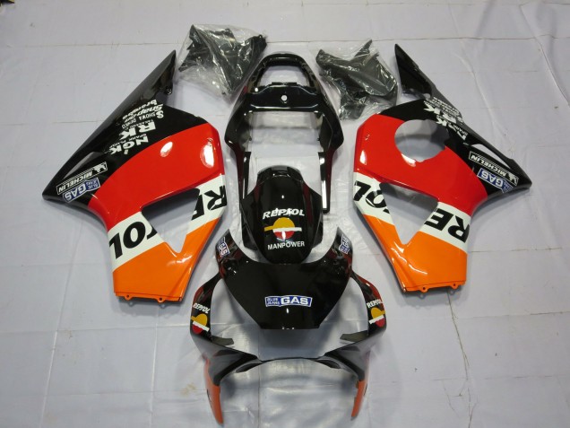 Carenados Moto Honda CBR954RR 2002-2003 - Naranja Blanco Rojo Negro Repsol Asequibles