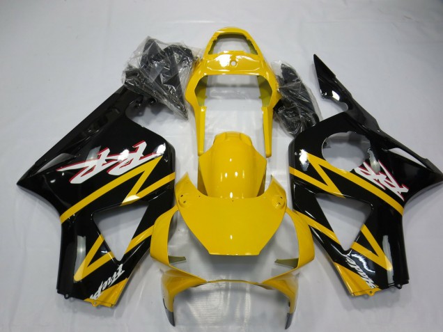 Carenados Moto Honda CBR954RR 2002-2003 - Amarillo Negro Brillante Asequibles