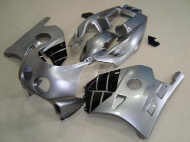 Carenados Moto Honda CBR250RR 1990-1998 - Plata Negro Brillante Asequibles