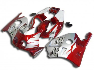 Carenados Moto Honda CBR250RR 1990-1998 - Plata Rojo Asequibles