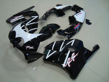 Carenados Moto Honda CBR250RR 1990-1998 - Blanco Negro Brillante HRC Asequibles
