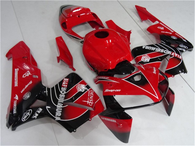 Kit Carenados Moto Honda CBR600RR 2005-2006 - Rojo Negro Asequibles
