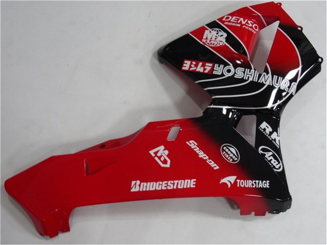 Kit Carenados Moto Honda CBR600RR 2005-2006 - Rojo Negro Asequibles