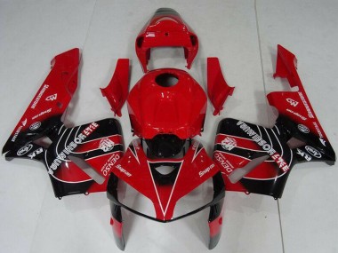 Kit Carenados Moto Honda CBR600RR 2005-2006 - Rojo Negro Asequibles