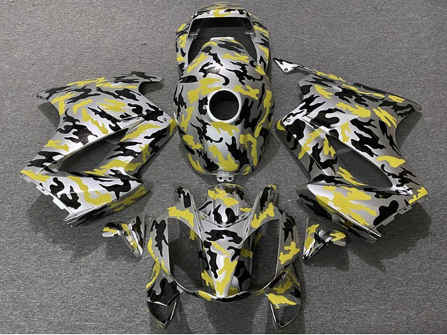 Carenados Moto Honda VFR 800 2002-2013 - Amarillo Camouflage Asequibles
